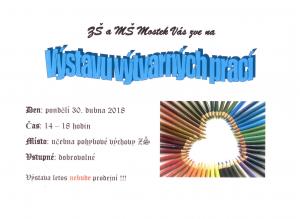 Výstava výtvarných prací v ZŠ Mostek 1