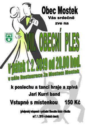 IIV. obecní ples Mostek 1