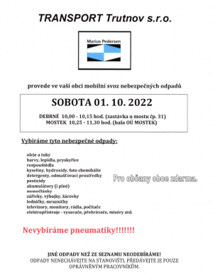 SVOZ NEBEZPEČNÝCH ODPADŮ 1