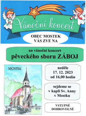 Vánoční koncert v kapli Sv. Anny. 1