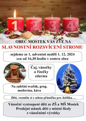 Rozsvícení stromu 2024