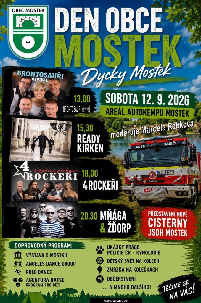 Den obce Mostek 2026